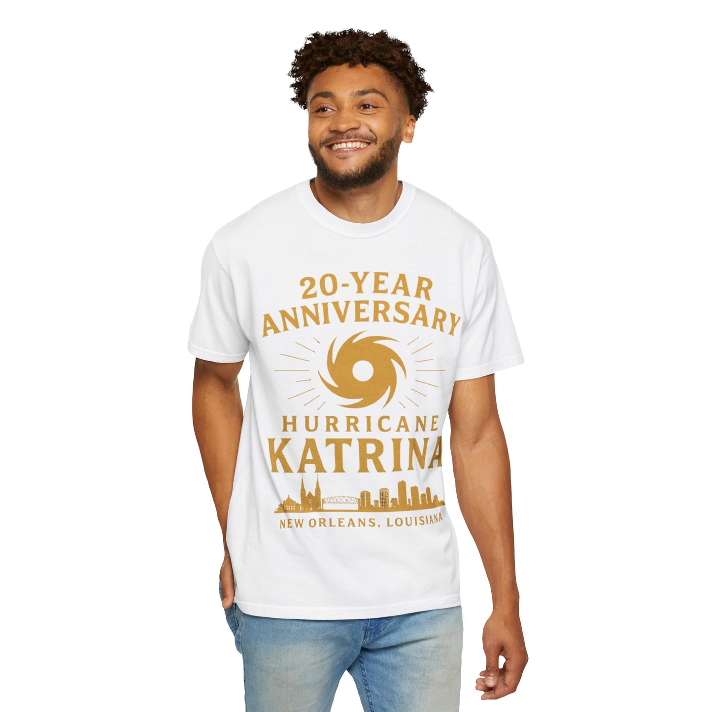 Hurricane Katrina Commemorative T-Shirt, Anniversary Shirt, Unisex Tee, New Orleans Pride Apparel, 20-Year Remembrance Top