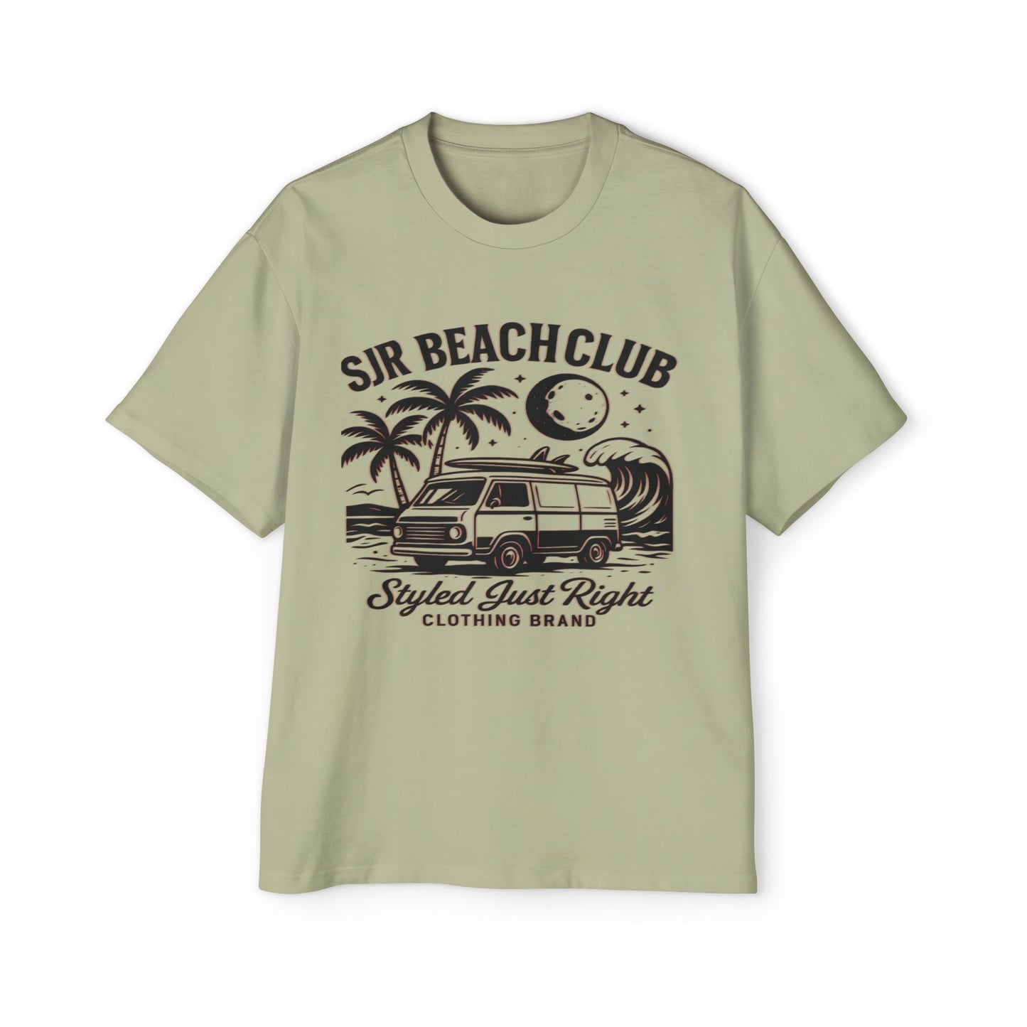 Beach Club Oversized Tee - Casual Summer Apparel, Perfect for Vacations, Pool Parties, and Everyday Comfort l