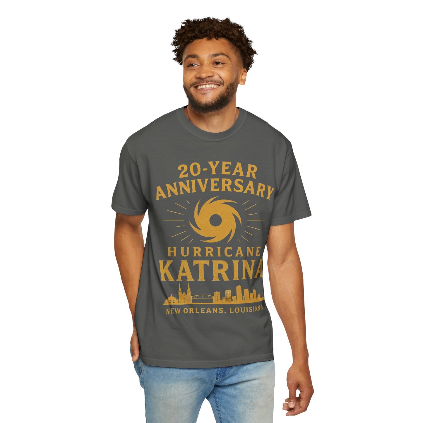 Hurricane Katrina Commemorative T-Shirt, Anniversary Shirt, Unisex Tee, New Orleans Pride Apparel, 20-Year Remembrance Top