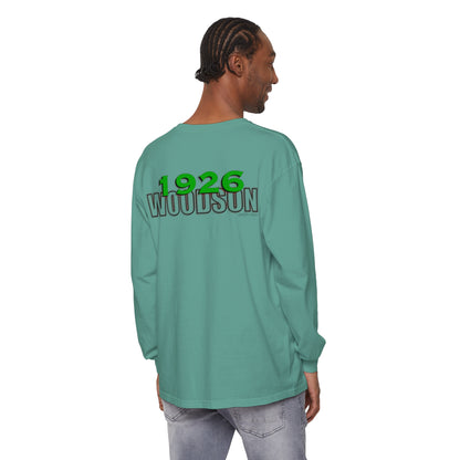 Black History month Garment-dyed Long Sleeve T-Shirt