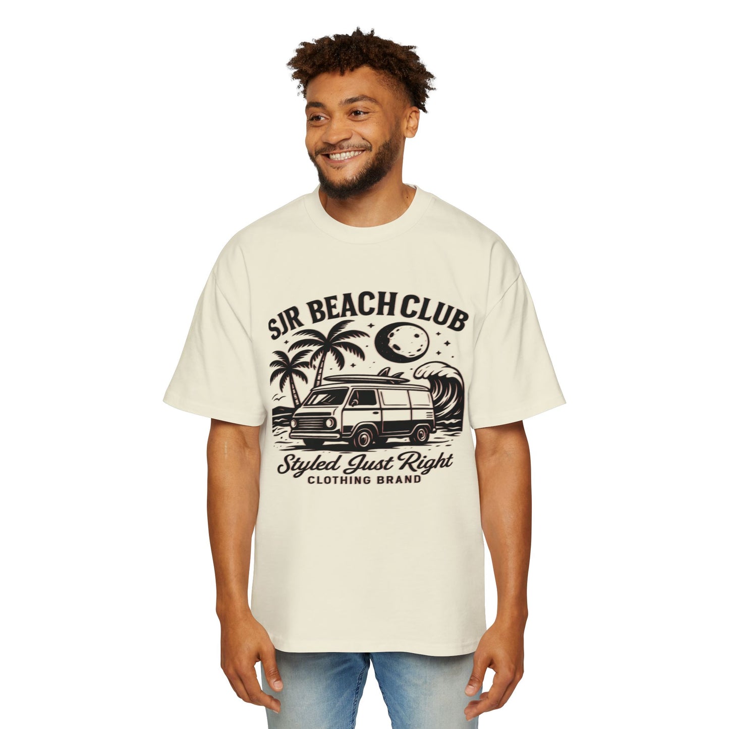 Beach Club Oversized Tee - Casual Summer Apparel, Perfect for Vacations, Pool Parties, and Everyday Comfort l