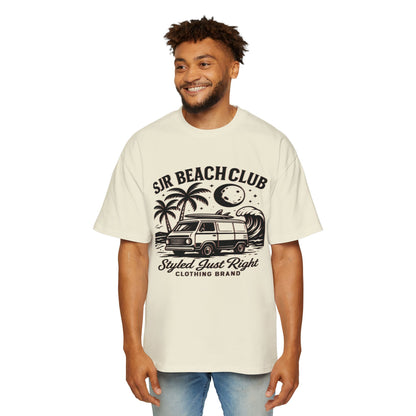 Beach Club Oversized Tee - Casual Summer Apparel, Perfect for Vacations, Pool Parties, and Everyday Comfort l