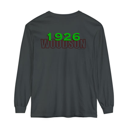 Black History month Garment-dyed Long Sleeve T-Shirt