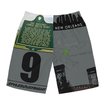 Copy of SJR Aqua Men's Board Shorts (AOP).