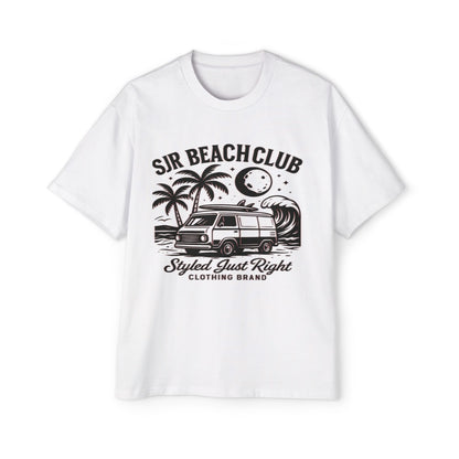 Beach Club Oversized Tee - Casual Summer Apparel, Perfect for Vacations, Pool Parties, and Everyday Comfort l