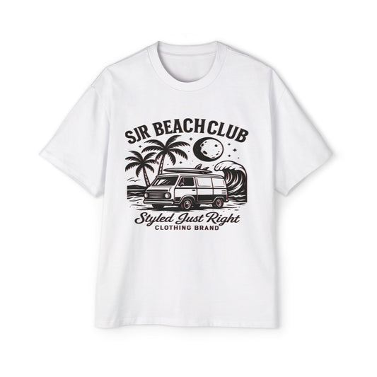Beach Club Oversized Tee - Casual Summer Apparel, Perfect for Vacations, Pool Parties, and Everyday Comfort l