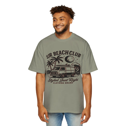Beach Club Oversized Tee - Casual Summer Apparel, Perfect for Vacations, Pool Parties, and Everyday Comfort l