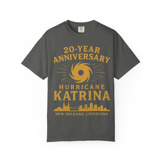 Hurricane Katrina Commemorative T-Shirt, Anniversary Shirt, Unisex Tee, New Orleans Pride Apparel, 20-Year Remembrance Top