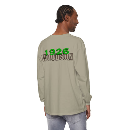 Black History month Garment-dyed Long Sleeve T-Shirt