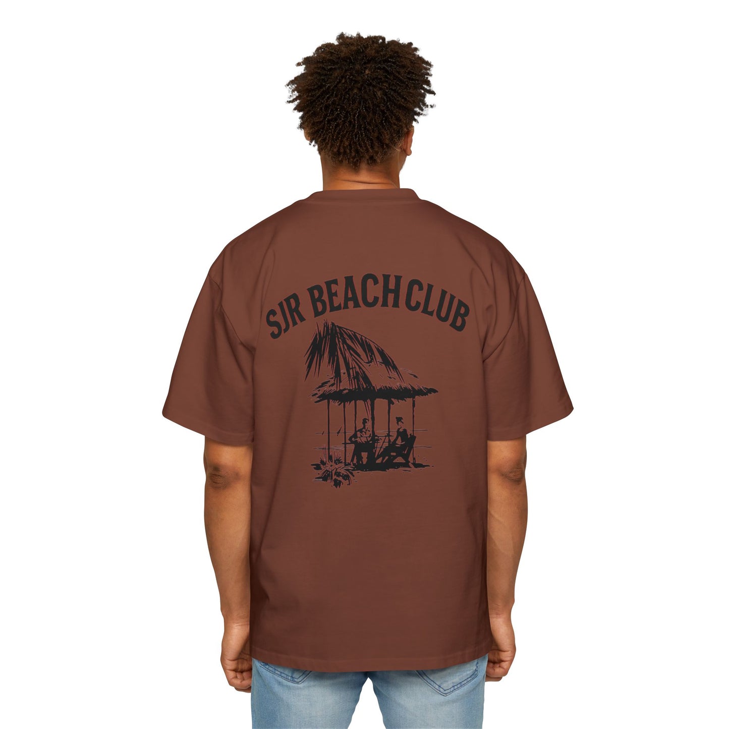 Beach Club Oversized Tee - Casual Summer Apparel, Perfect for Vacations, Pool Parties, and Everyday Comfort l