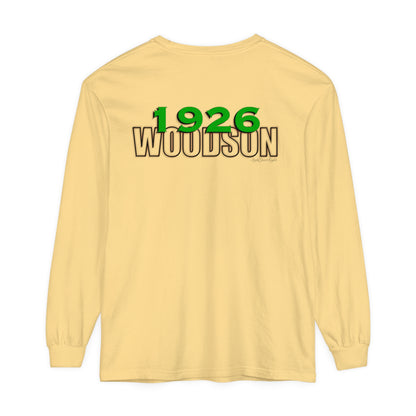 Black History month Garment-dyed Long Sleeve T-Shirt