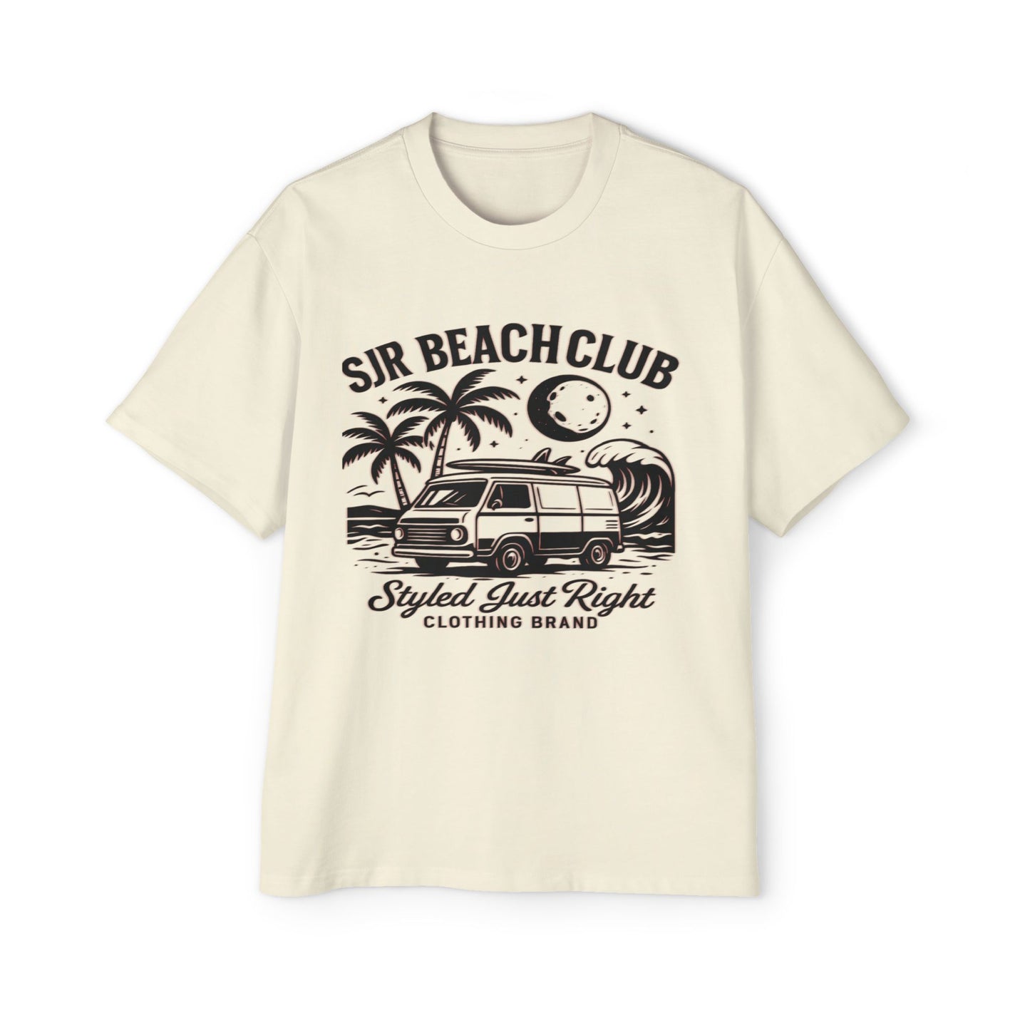 Beach Club Oversized Tee - Casual Summer Apparel, Perfect for Vacations, Pool Parties, and Everyday Comfort l