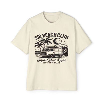 Beach Club Oversized Tee - Casual Summer Apparel, Perfect for Vacations, Pool Parties, and Everyday Comfort l