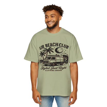 Beach Club Oversized Tee - Casual Summer Apparel, Perfect for Vacations, Pool Parties, and Everyday Comfort l