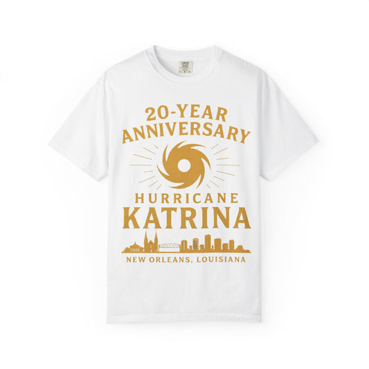 Hurricane Katrina Commemorative T-Shirt, Anniversary Shirt, Unisex Tee, New Orleans Pride Apparel, 20-Year Remembrance Top