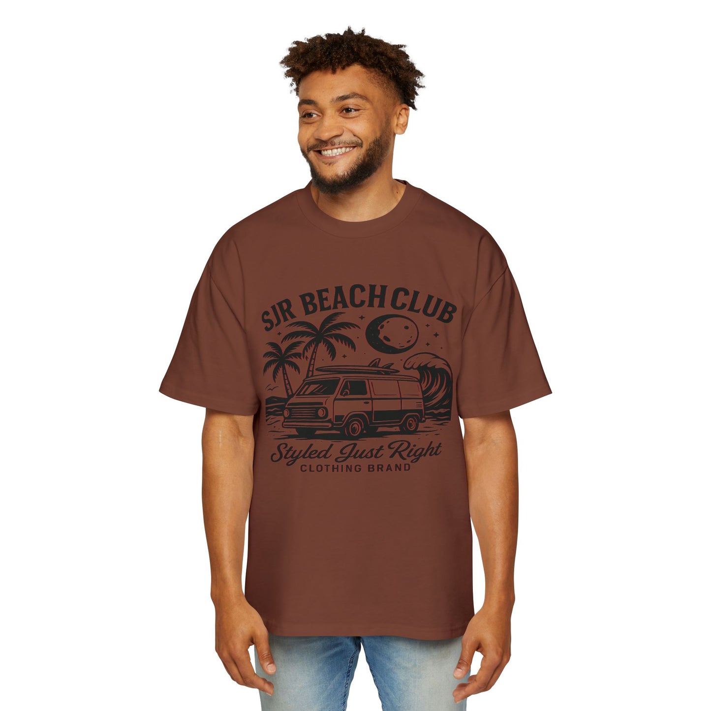 Beach Club Oversized Tee - Casual Summer Apparel, Perfect for Vacations, Pool Parties, and Everyday Comfort l