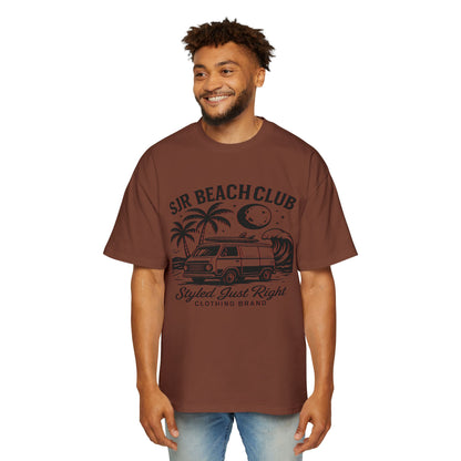 Beach Club Oversized Tee - Casual Summer Apparel, Perfect for Vacations, Pool Parties, and Everyday Comfort l