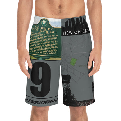 Copy of SJR Aqua Men's Board Shorts (AOP).