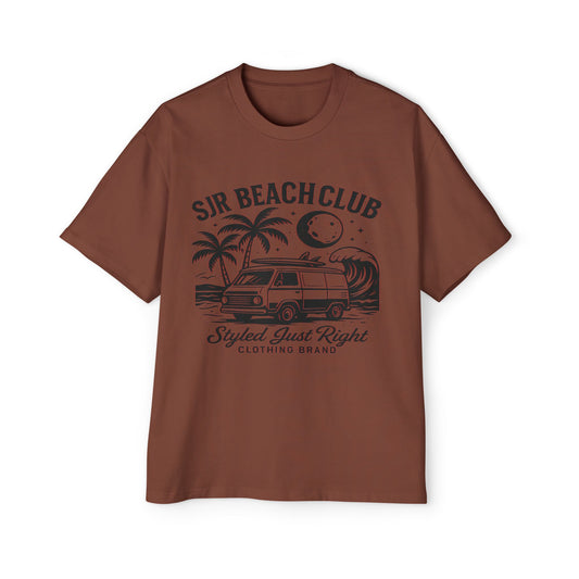 Beach Club Oversized Tee - Casual Summer Apparel, Perfect for Vacations, Pool Parties, and Everyday Comfort l