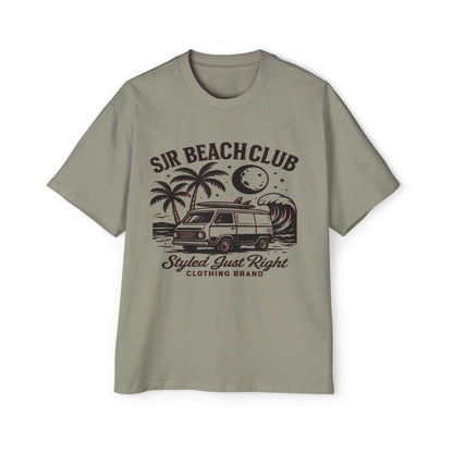 Beach Club Oversized Tee - Casual Summer Apparel, Perfect for Vacations, Pool Parties, and Everyday Comfort l