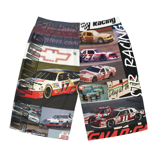 SJR Raceway Men's Board Shorts (AOP)